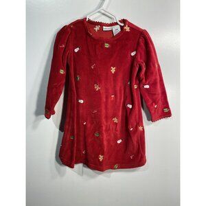 lydia jane baby girls red long sleeve christmas dress size 24 months
